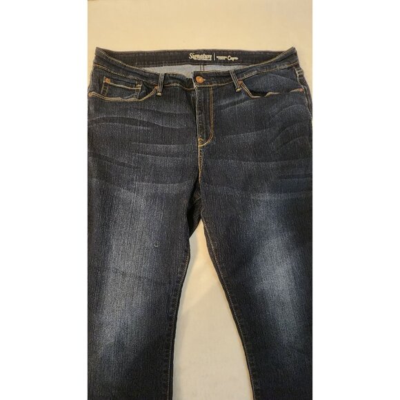 Signature Levi's strauss&co. modern capri denim jeans 16 - Picture 3 of 13